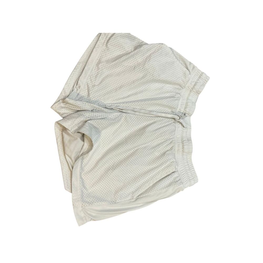 Athletic Works Women's Size Medium White Athleisure Athletic Shorts Pockets